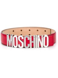 ремень с логотипом Moschino