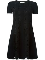 кружевное платье с короткими рукавами  Valentino