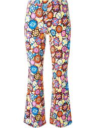 брюки с цветочным принтом Emilio Pucci