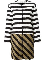 полосатое трикотажное пальто  Sonia Rykiel