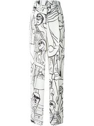 брюки с завышенной талией Emilio Pucci