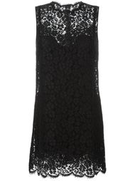 платье с цветочным кружевом Dolce &amp; Gabbana