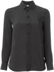 рубашка с бантом Saint Laurent
