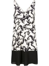 платье без рукавов с принтом лошадей Stella McCartney