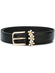 ремень с ромашками из стразов Dolce &amp; Gabbana