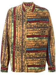 полосатая рубашка свободного кроя Jean Paul Gaultier Vintage