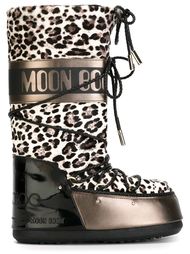 сапоги с леопардовым принтом Jimmy Choo x Moon Boot Moon Boot