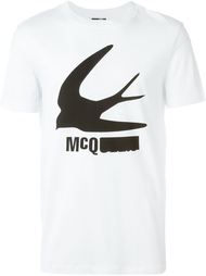 футболка с принтом ласточки McQ Alexander McQueen