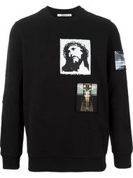 толстовка с нашивками  Givenchy