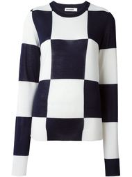 свитер в клетку Jil Sander