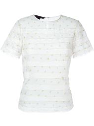 блузка с кружевными вставками Marc By Marc Jacobs