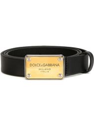 ремень с логотипом на пряжке Dolce &amp; Gabbana