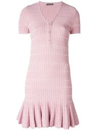 плиссированное платье  Alexander McQueen