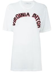 футболка 'Virginia Bitch'  Givenchy