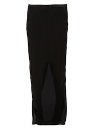 длинная юбка с разрезом  Rick Owens