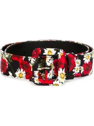 ремень с цветочным принтом Dolce &amp; Gabbana