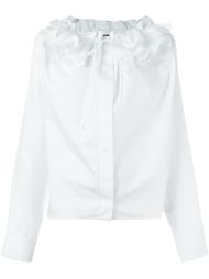 рубашка с оборками  Jil Sander
