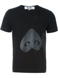 футболка с принтом сердца  Comme Des Garçons Play