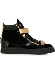 хайтопы с молниями по бокам Giuseppe Zanotti Design