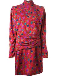 короткое платье в принт  Emanuel Ungaro Vintage