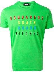 футболка с принтом  Dsquared2
