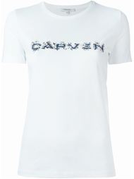 футболка с принтом логотипа   Carven