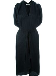 плиссированное платье с поясом Etro