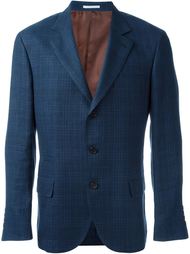 блейзер в клетку  Brunello Cucinelli