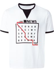 футболка 'Wordsearch' J.W.Anderson