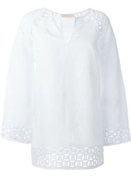 блузка с вышивкой Tory Burch