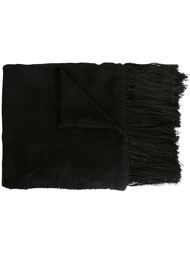 шарф с жаккардовым узором в розы Emanuel Ungaro Vintage