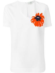 футболка с принтом цветка  Stella McCartney