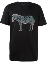 футболка с принтом зебры Lanvin