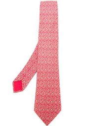 галстук с орнаментом арабеска Hermès Vintage