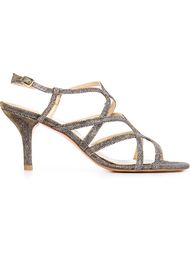 босоножки с ремешками на низком каблуке Stuart Weitzman