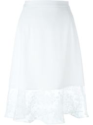 юбка с кружевным подолом Carven
