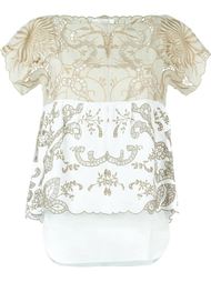 топ с вышивкой  Chloé