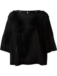 топ с вырезом-лодочкой  Givenchy