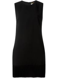 плиссированное платье  Saint Laurent