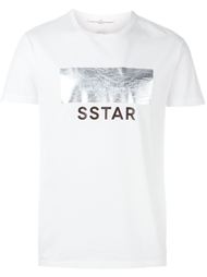 футболка с принтом металлик Golden Goose Deluxe Brand