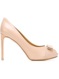 лодочки 'Plum' с открытым носком Salvatore Ferragamo