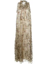 длинное платье с цветочным принтом Chloé