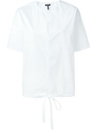 топ с подолом на шнурке Jil Sander Navy