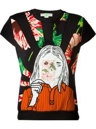 толстовка с вышивкой портрета Stella McCartney