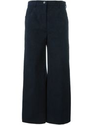 укороченные брюки из искусственной замши MSGM