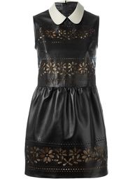 платье с перфорированным дизайном  Red Valentino