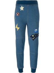 спортивные брюки с заплатками Stella McCartney