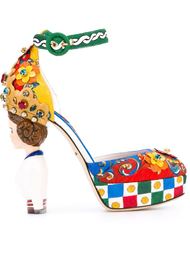туфли с принтом Carretto Siciliano Dolce &amp; Gabbana