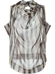 полосатая блузка с отвисающим горлышком Vivienne Westwood Anglomania