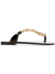 декорированные сандалии  Dolce &amp; Gabbana